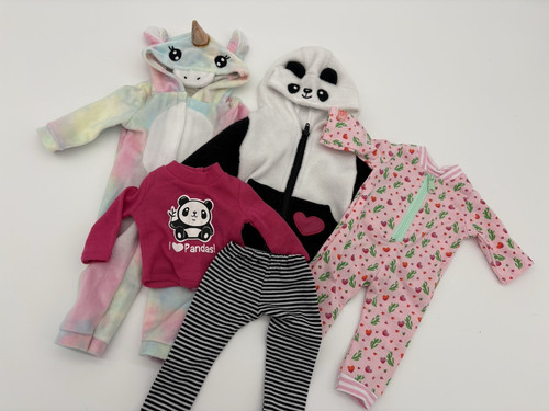 Inch doll clothes lot - doll, of