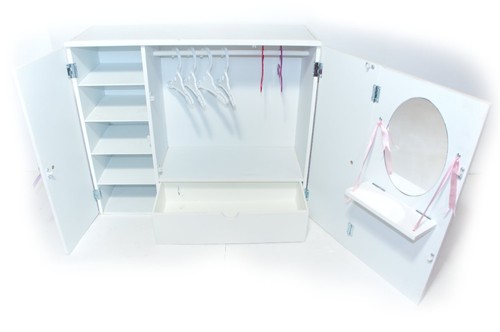Our generation wooden wardrobe - our,