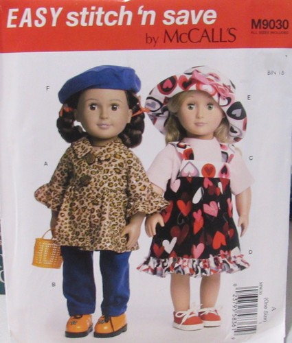 Mccalls 9030 doll clothes - 9030,